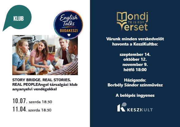 Programfüzet — Angol társalgási klub oldal